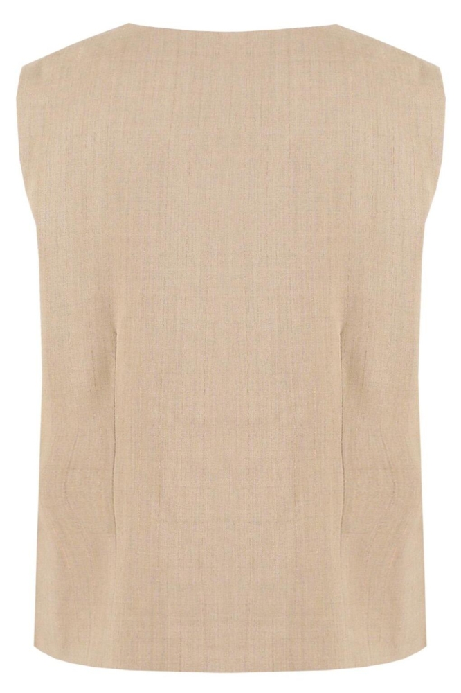 GEORGIA GILET 25NZC12 523 LIGHT CAMEL